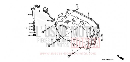 PANNEAU CARTER-MOTEUR D. VT600CS de 1995